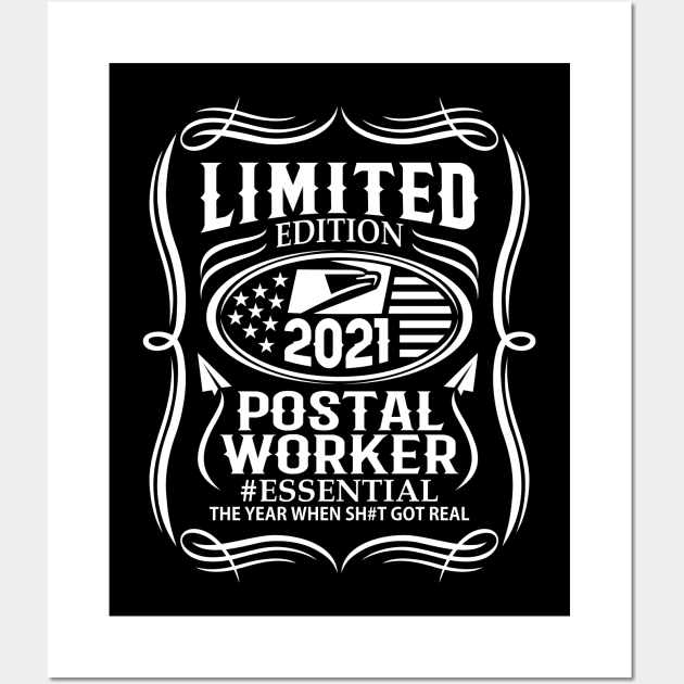 Postal Worker 2021 Vintage Wall Art by Jerry After Young